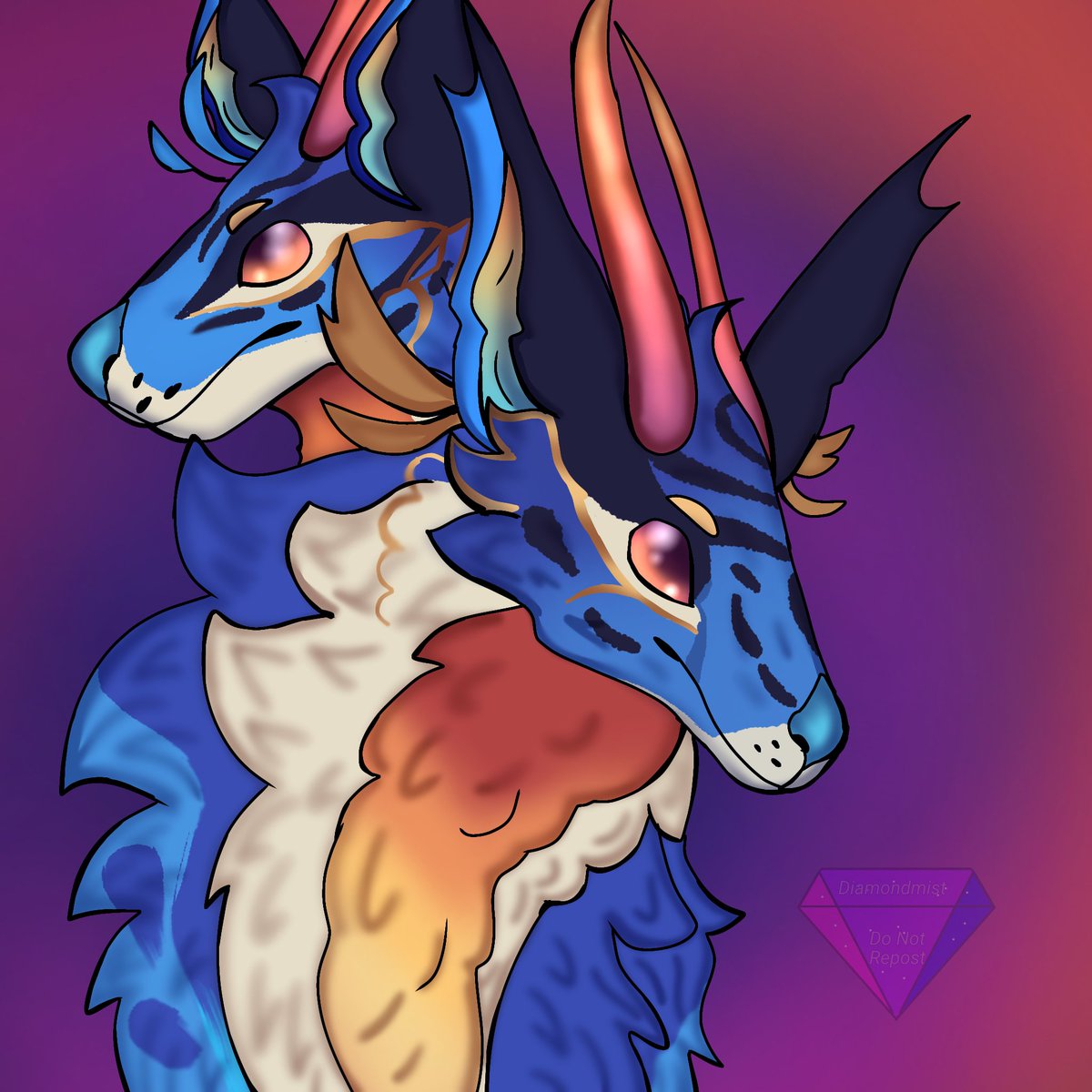 Diamondmist_'s tweet photo. First two attacks on art fight!

The first one is to darkestdestiny 

Second one is to LinkaBell https://t.co/jXPmDCGXlr