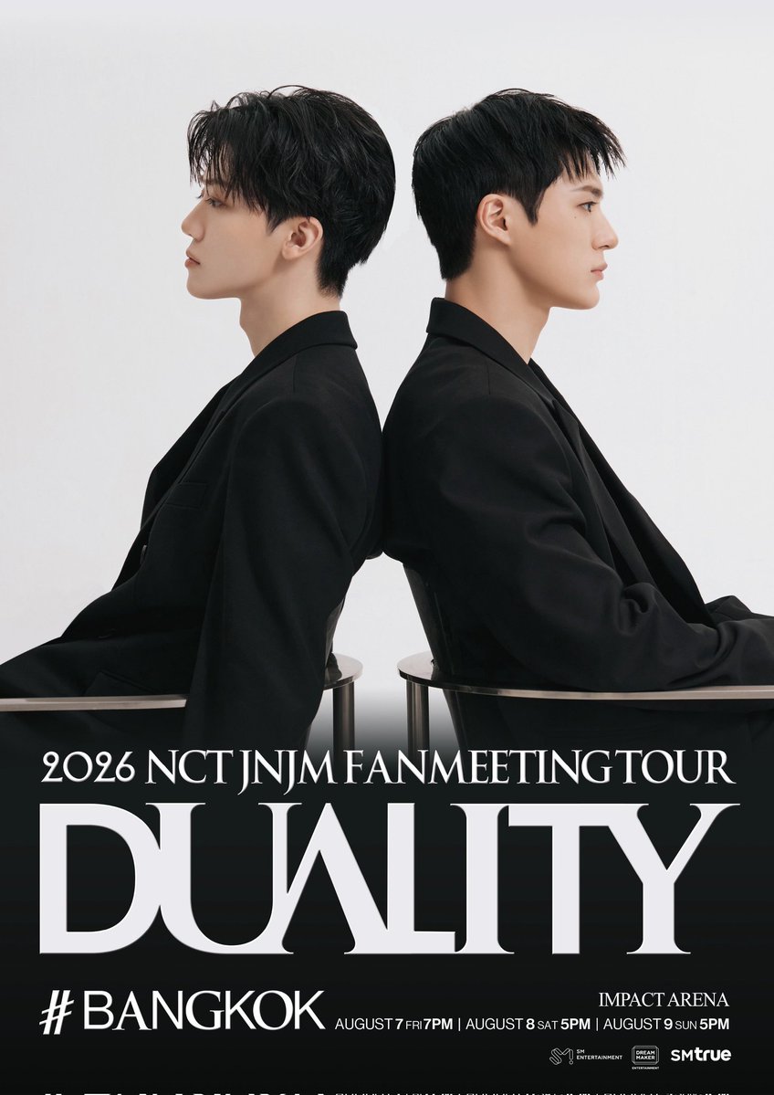 minoltazu's tweet photo. NCT JNJM バンコク公演 チケット代行
DUALITY IN BANGKOK 予約受付中

【日時】8/7(金)・8/8(土)・8/9(日)
【会場】インパクトアリーナ
🔥最前方席 / 良整理番号 / プレミアム確約

FC先行は本日6/27から開始！
DM📩
#NCTJNJM_DUALITY #NCTJNJM #JENO #JAEMIN #海外コン代行 #チケッティングNCT https://t.co/2AvzYER1C1