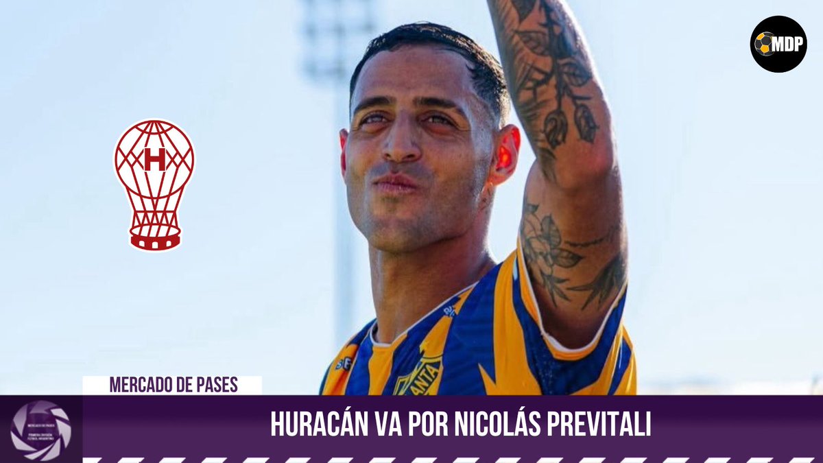 MDePasesArg's tweet photo. #MercadoDePases | 🚨 #Huracan va por Nicolás Previtali. Ya hubo sondeos y llamados a su entorno y a #Atlanta. El Bohemio pretende, de mínima, el monto que tiene la cláusula de salida del jugador en diciembre. Ahora no tiene cláusula. La pelota la tiene el Globo. https://t.co/F2uL4krkgz