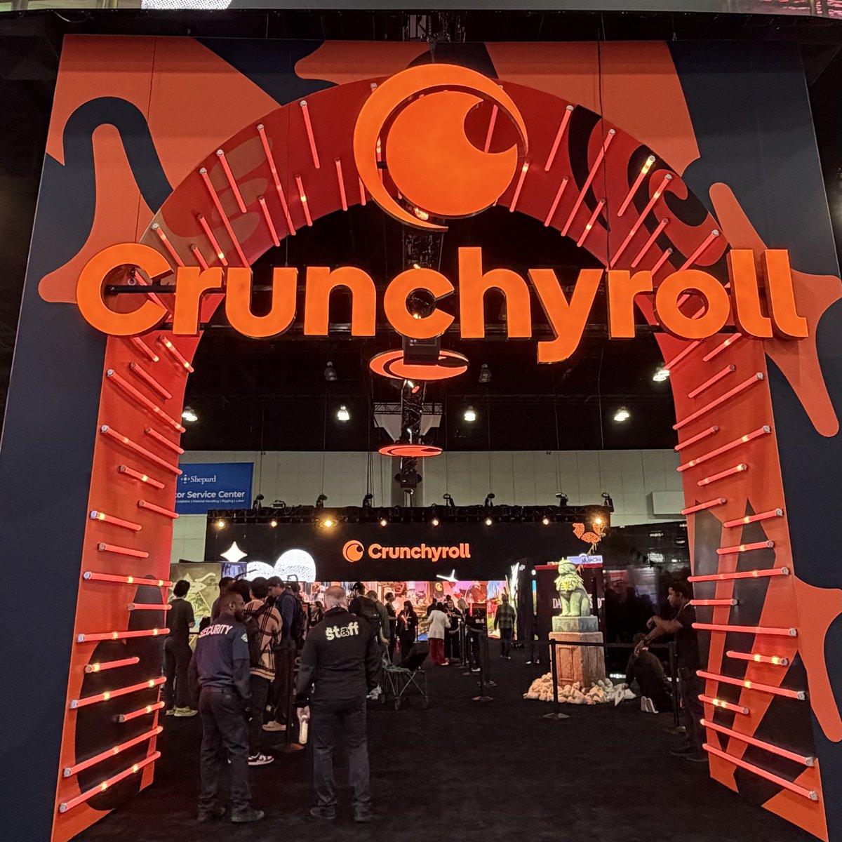 Crunchyroll's tweet photo. Here’s just a glimpse at Day 1 of #AX2026! 🎉🎉🎉 https://t.co/Z6S05ZwNF7