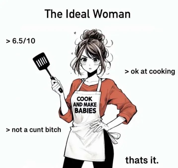 TheeBoron's tweet photo. Behold the impossible standards of men https://t.co/OWIgz3xXpP