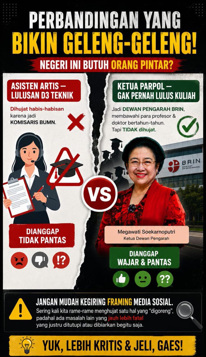 MilnaP90178's tweet photo. Masyarakat didorong untuk bersikap kritis dan mencari informasi yang lengkap sebelum membentuk opini terhadap suatu isu publik. https://t.co/njctk64HpO