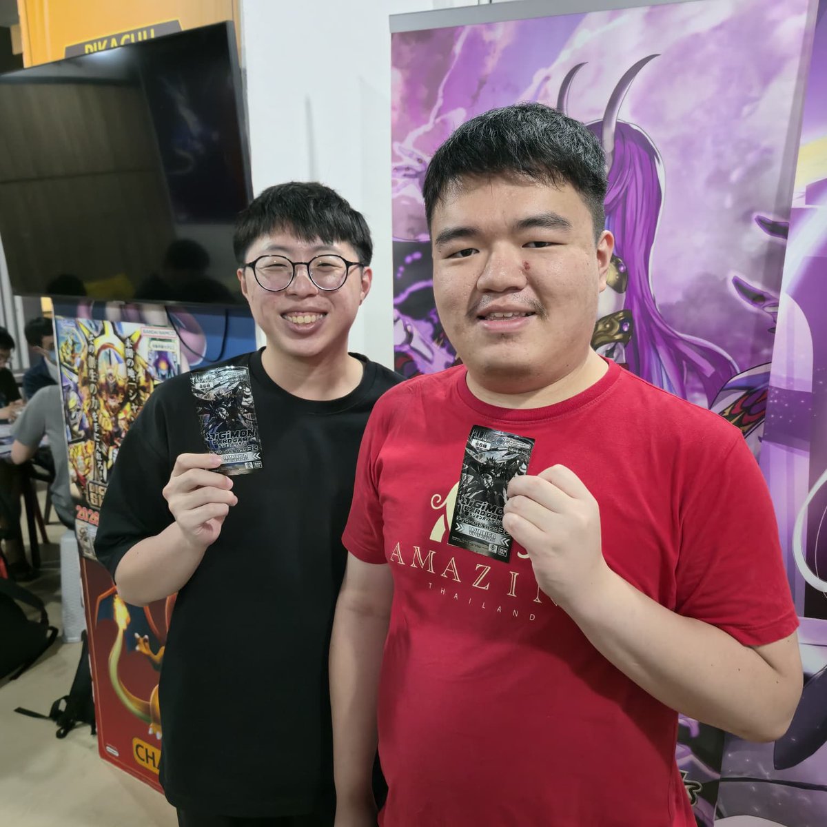 Cardboard_CS's tweet photo. [Digimon Tamer Battle - Concluded]

Date: 2/7/2026, Thursday
Time: 7.30PM

Winner: 我不是Sam  - 0000334411
Lucky Draw Winner: NN - 0000239153

Thank you, Tamers, for joining our Tamer Battle!

#tcg
#tradingcardgame
#cardboardcollectible
#sgcardshop
#digimon
#digimoncardgame https://t.co/L6XwK7MRI6
