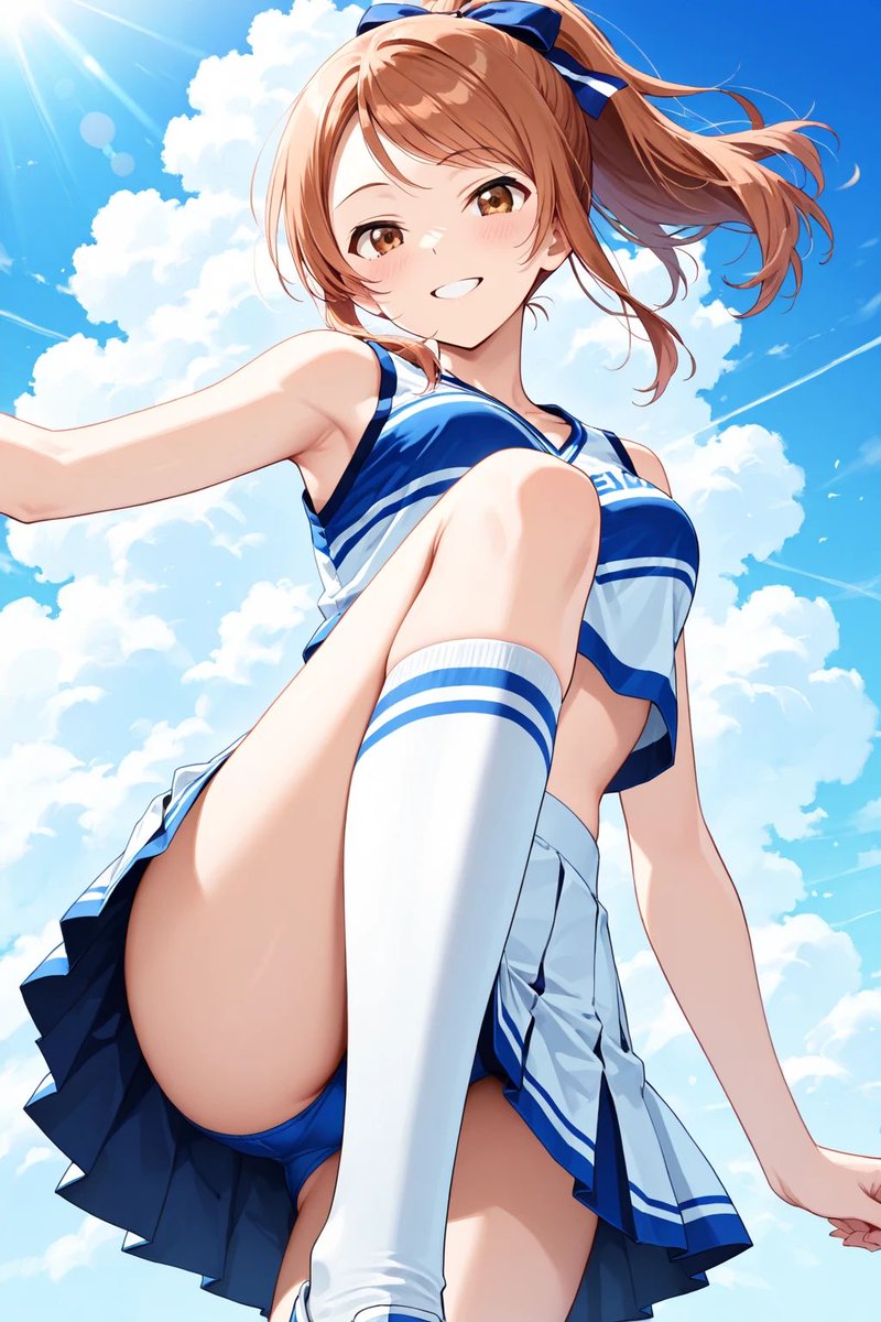 SuohSummer's tweet photo. 元気よく頑張ろうね✨
北条加蓮｜Karen Hojo
 #金曜日のチアガール https://t.co/QlwcziJqNq