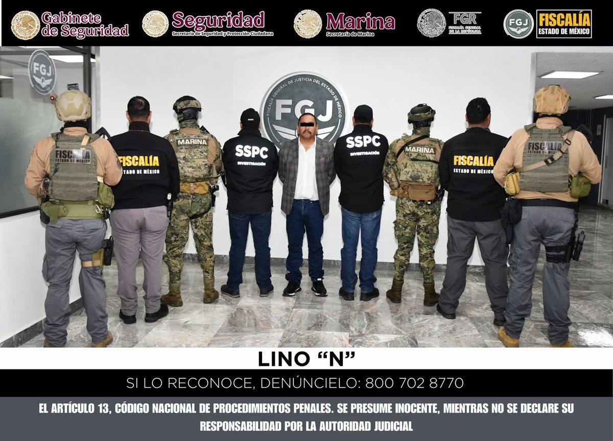 pedroferriz3's tweet photo. “Lino n” mano derecha de @horacioduarteo 
Este era su director de gobierno del EDO Méx 

Pero qué pueden esperar de estos gobiernos de morena?

Lo agarraron por secuestro, peculado y delincuencia organizada https://t.co/M50kGMBToM