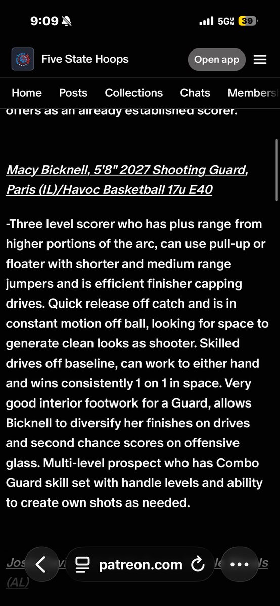 Bicknellmacy23's tweet photo. Thankful for the write up from @FiveStateHoops 
@INEliteHavoc https://t.co/pcUHJZ0NFM