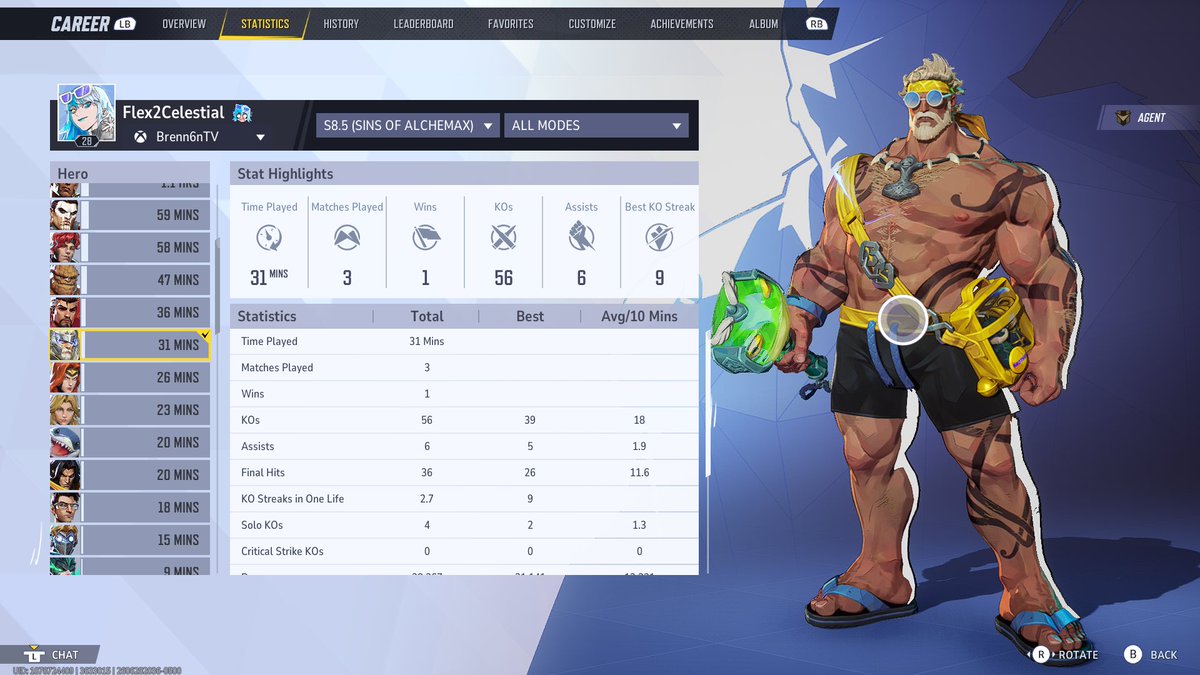 NotBrenn6n's tweet photo. I don’t even play Thor and I had more finals than the entire lobby, just hawking shit in the back line against a triple support comp https://t.co/xWh3mXcbbY