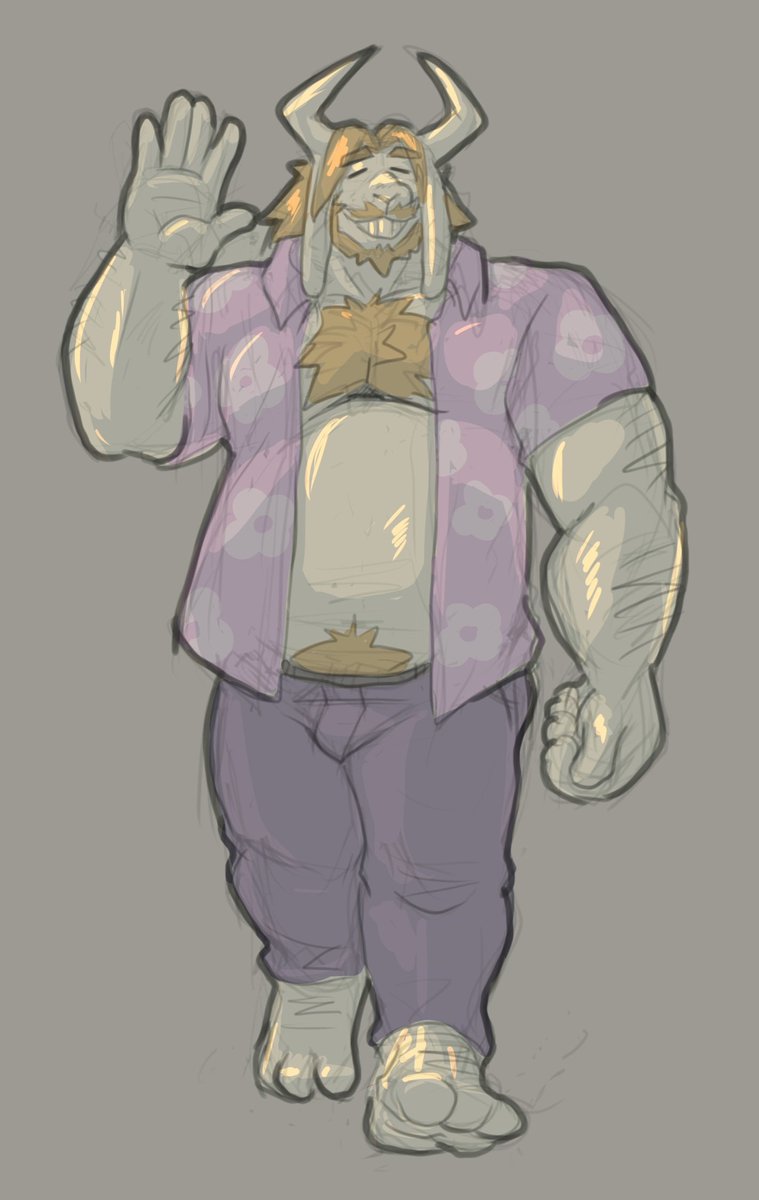 noir_racoon's tweet photo. Daily sketch 12: Asgore https://t.co/QhehmO02Yf