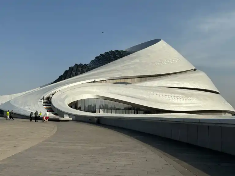 architectmag's tweet photo. 🏛️ One of the world's greatest buildings is falling apart.

Cracks. Stains. Poor maintenance.

And yet Ma Yansong's Harbin Opera House may still be one of the most powerful works of architecture built this century.

👉 Aaron Betsky explains why: https://t.co/ocOQf8rBUq

#Architecture #MaYansong #MADArchitects #China #Design