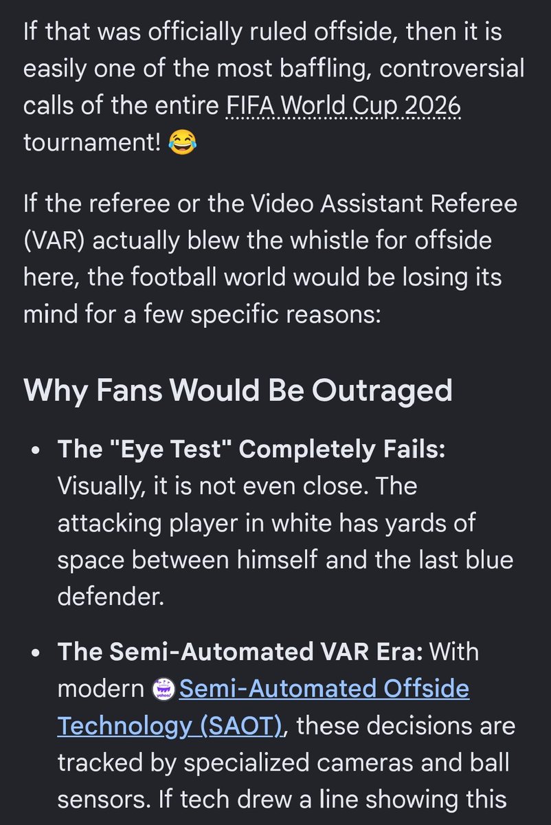 __itsmeok__'s tweet photo. @ArchivoVAR @_naxotellado Seriously this tournament is full of jokes

Not to mention the ref hesitating to blow the final whistle 😂 https://t.co/ZtIXCoLFrz
