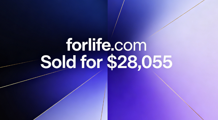 DomainNews24's tweet photo. Domain  Sold!
💰forlife .com Sold for $28,055 
🛒Sold via @GoDaddy
🗓️July 2, 2026
This domain name is suitable for e-commerce platforms focusing on home furnishings, health and wellness, catering and tea sets, personal growth, and lifestyle. https://t.co/ZzRzrZH00s