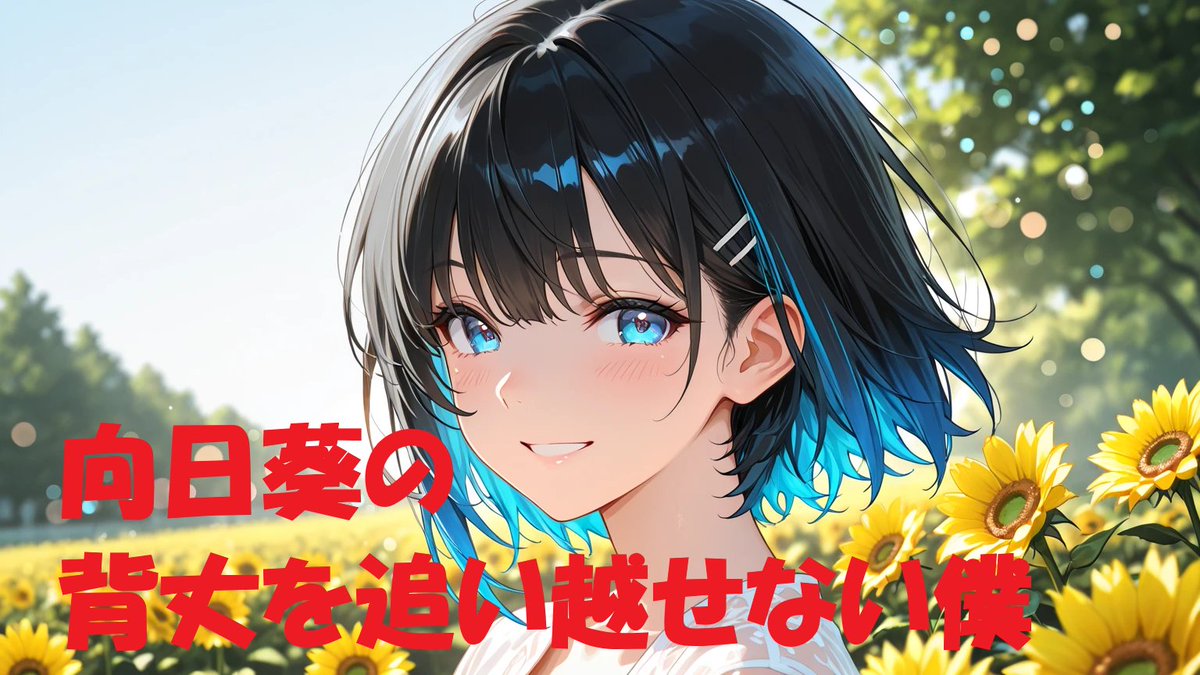 向日葵ページ 本日朝6時、新しい歌を公開しました。 タイトル：向日葵の背丈を