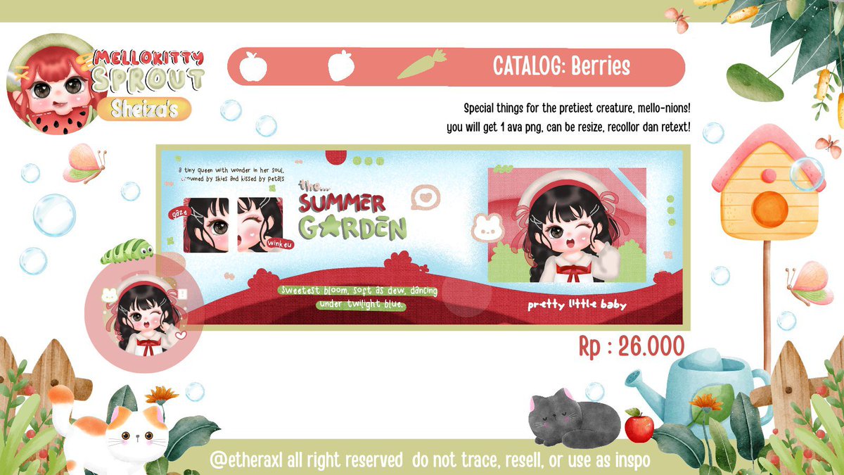 etheraxl's tweet photo. 🍓🖇 hemLLo meLLonions!! Its giveaway time, help rt yaa #bealanja thankyou...🍒!!

Dalam rangka ulang tahun akak @druneur ada dua layout chibi by req yang siap di peluk! Yuk cek thread dibawah ini!

🍒🖇🍓!! https://t.co/hby0mX564R