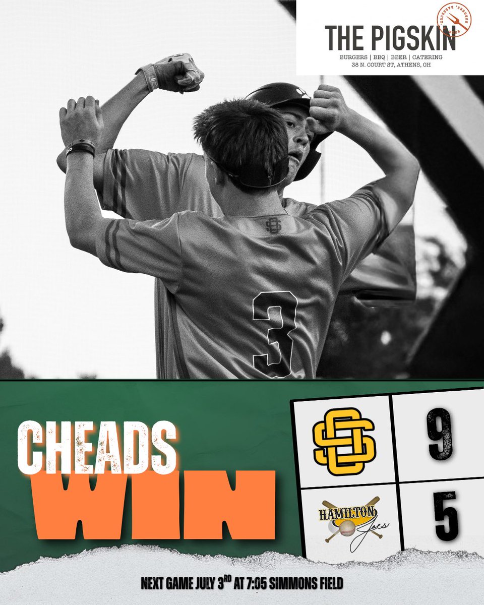 Copperheads's tweet photo. After the ninth, your final score is 9-5 Copperheads‼️
CHEADS WIN🐍⚾️
#communityownedstudentoperated #gocheads #cheadswin https://t.co/pjJWvLX1aW