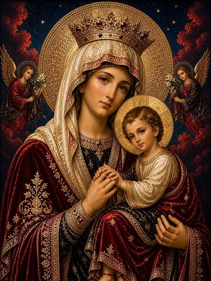 Mothermary0012's tweet photo. Salve Regina https://t.co/1EI9Oy7xx1