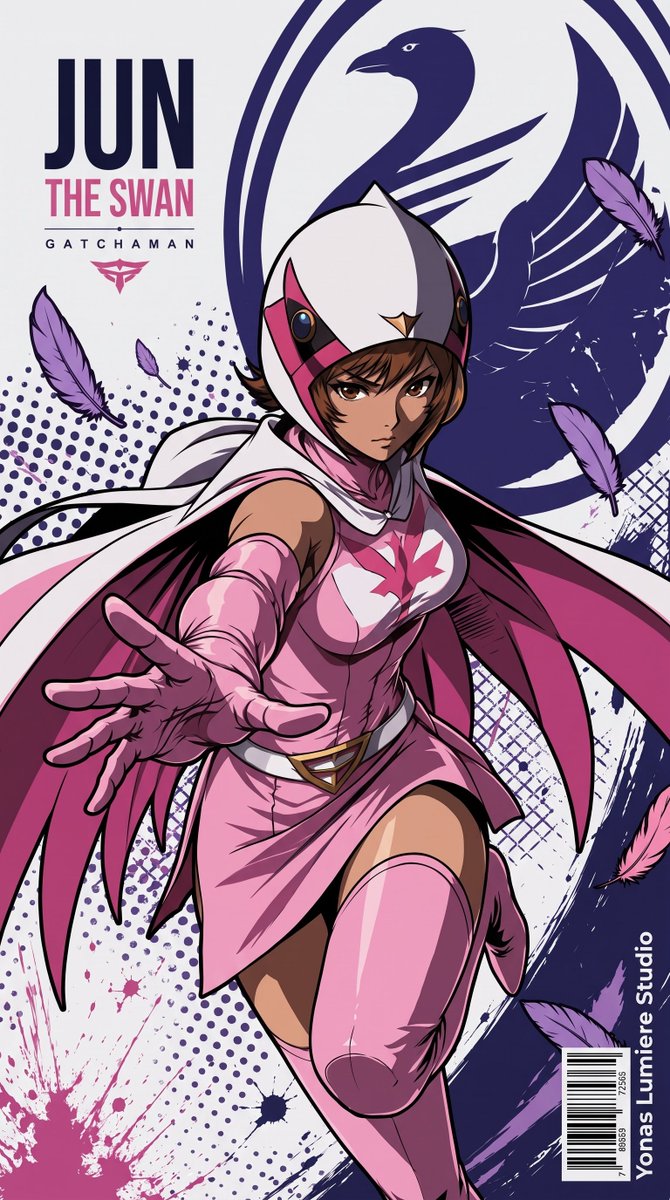 oneesan_aiart's tweet photo. Doronjo, Ai-chan, and Jun the Swan — three unforgettable Tatsunoko icons whose charm, courage, and timeless legacy continue to captivate generations of anime fans. ✨🕊️
#Yatterman #Casshan #Gatchaman https://t.co/L9LNkR4qjb