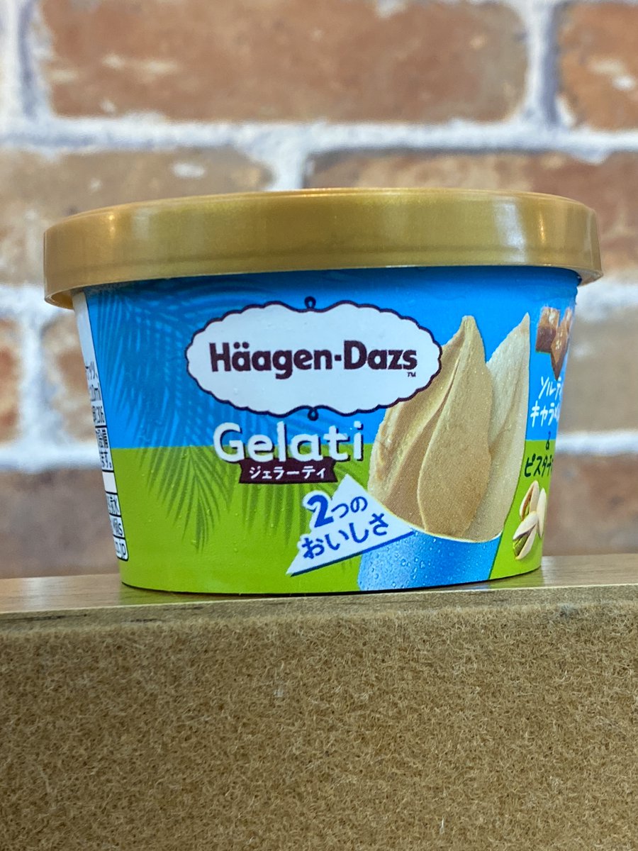 Rds_Mdon's tweet photo. 今日の１位【 ハーゲンダッツ Gelati キャラメル＆ピスタチオ 110ml 】

塩味がアクセントの塩キャラメルジェラートと
風味豊かなピスタチオジェラート

#ハーゲンダッツ新作 #新商品

今日のランキング🔽
https://t.co/fPm1IOTJ8l https://t.co/Slkizd3mJW