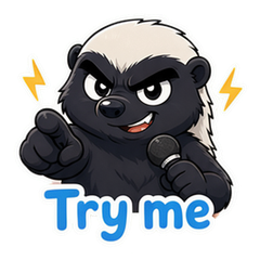 Kakameme_com's tweet photo. Honey Badger Sticker Pack was generated from this sticker idea: Create an original cartoon parody sticker pack inspired by the Honey Badger internet meme. Know Your Meme…

Free to download on KakaMeme.

#KakaMeme #AIStickers #MemeStickers #FreeStickers https://t.co/9lWwU4FetB