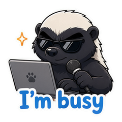 Kakameme_com's tweet photo. More from Honey Badger Sticker Pack: sticker reactions for chats, wins, fails, and everyday replies.

#KakaMeme #AIStickers #MemeStickers #FreeStickers https://t.co/7iwr6gVz4n