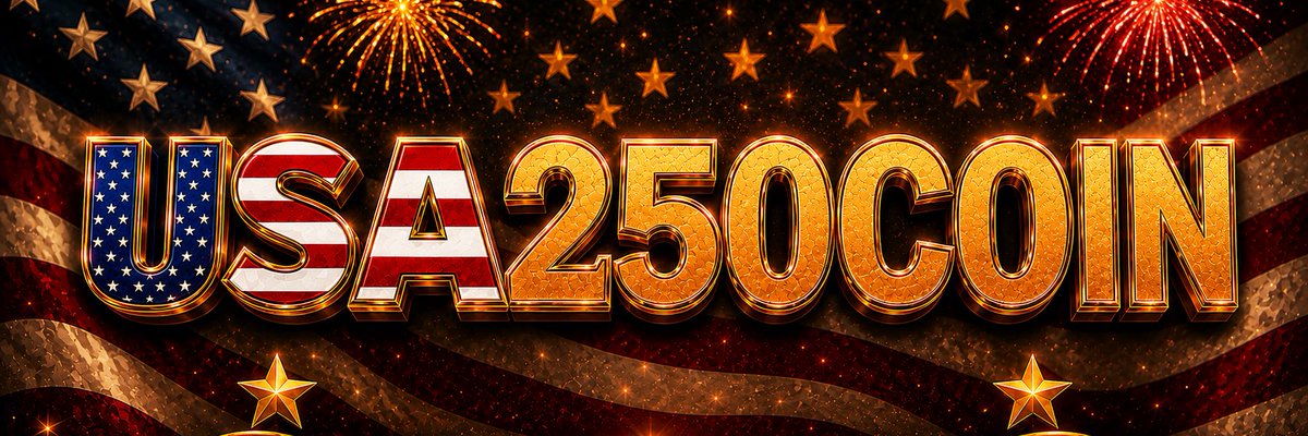 USA250_COIN's tweet photo. solana:3FPVPJ1ymLmmdfh24p9Zeu6uWyvbPYBRhUqABppxpump is gearing up for a BIG weekend.

Hold a digital commemorative celebrating the 250th anniversary of America and the next 250 years ahead! https://t.co/8h7z5suDtL