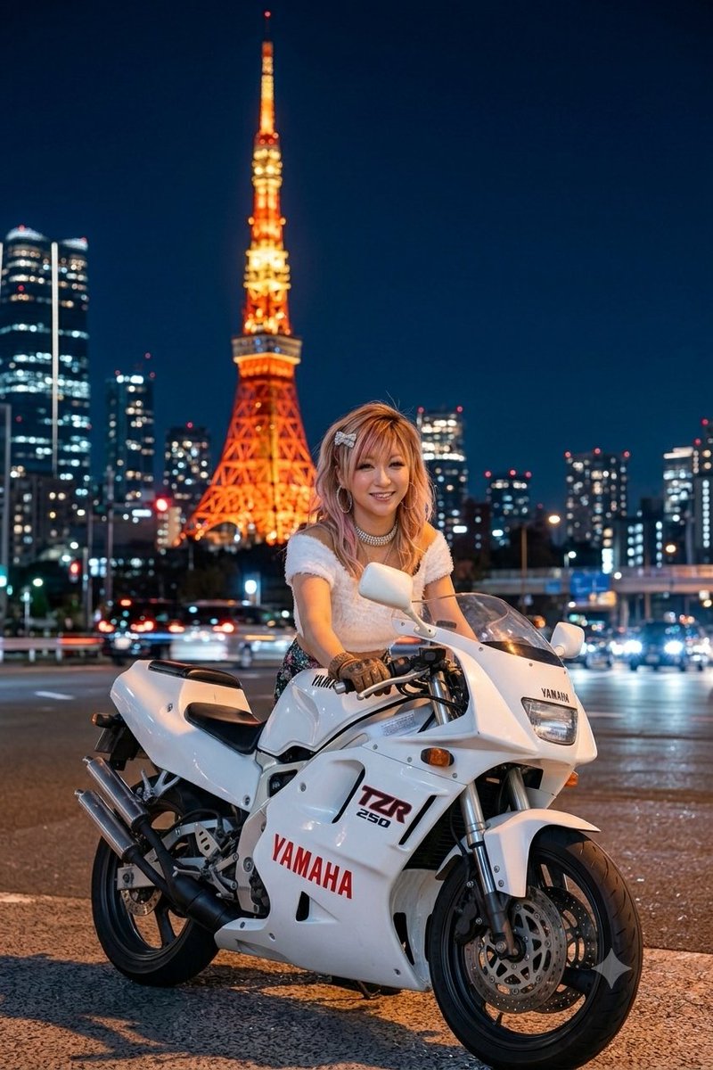 1kt48's tweet photo. AIで遊んでたら
背景も自分もバイクも
そうじゃないカンジになった。
後悔はしていない。 https://t.co/ulPdG2bWkQ