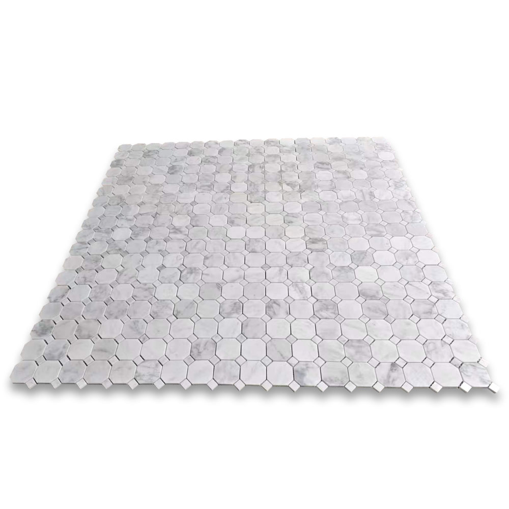 StoneCenterOL's tweet photo. SKU: C800XP, Carrara White Marble 2 inch Octagon Mosaic Tile
Real Estate Tip 🏡: Upgrade your bathroom floor with this polished Carrara octagon marble mosaic! It adds instant "Vintage Classic" elegance that buyers love. A smart, timeless investment for any kitchen or wall. ✨ https://t.co/pdh8NEjObK