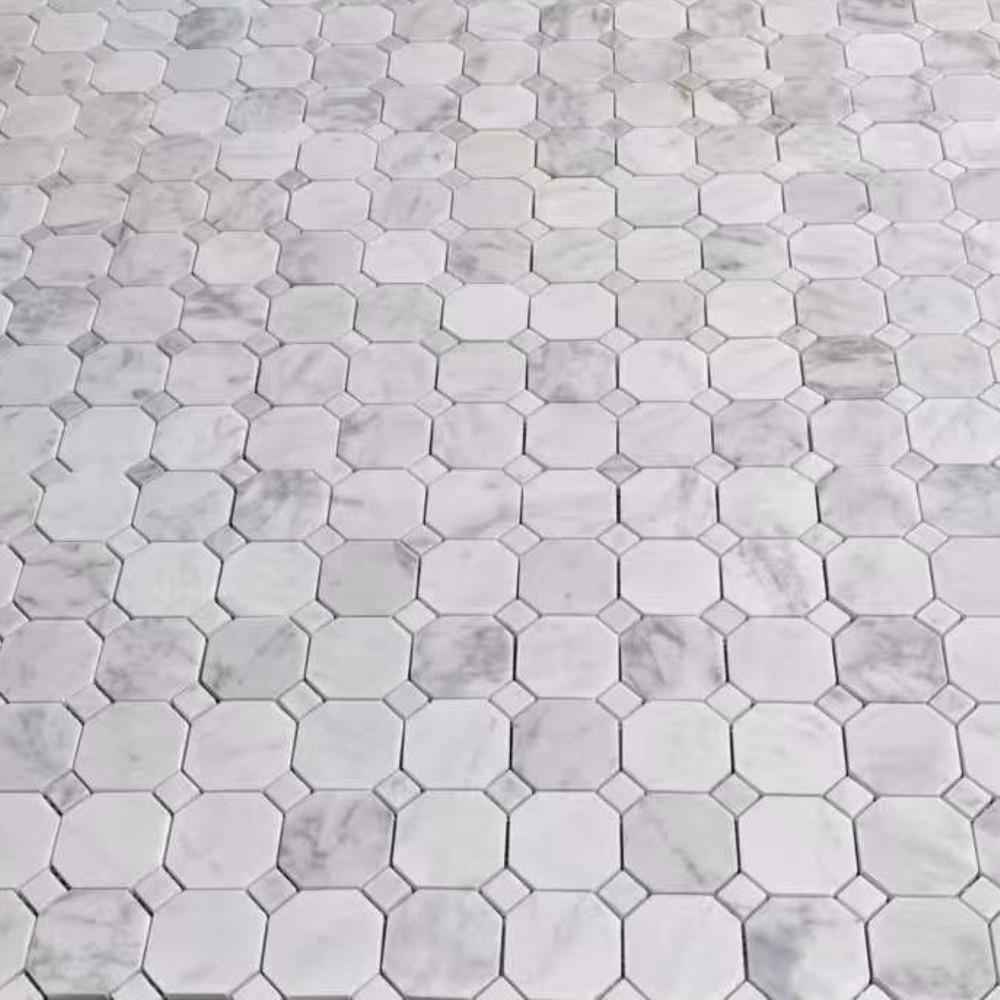StoneCenterOL's tweet photo. SKU: C800XP, Carrara White Marble 2 inch Octagon Mosaic Tile
Real Estate Tip 🏡: Upgrade your bathroom floor with this polished Carrara octagon marble mosaic! It adds instant "Vintage Classic" elegance that buyers love. A smart, timeless investment for any kitchen or wall. ✨ https://t.co/pdh8NEjObK