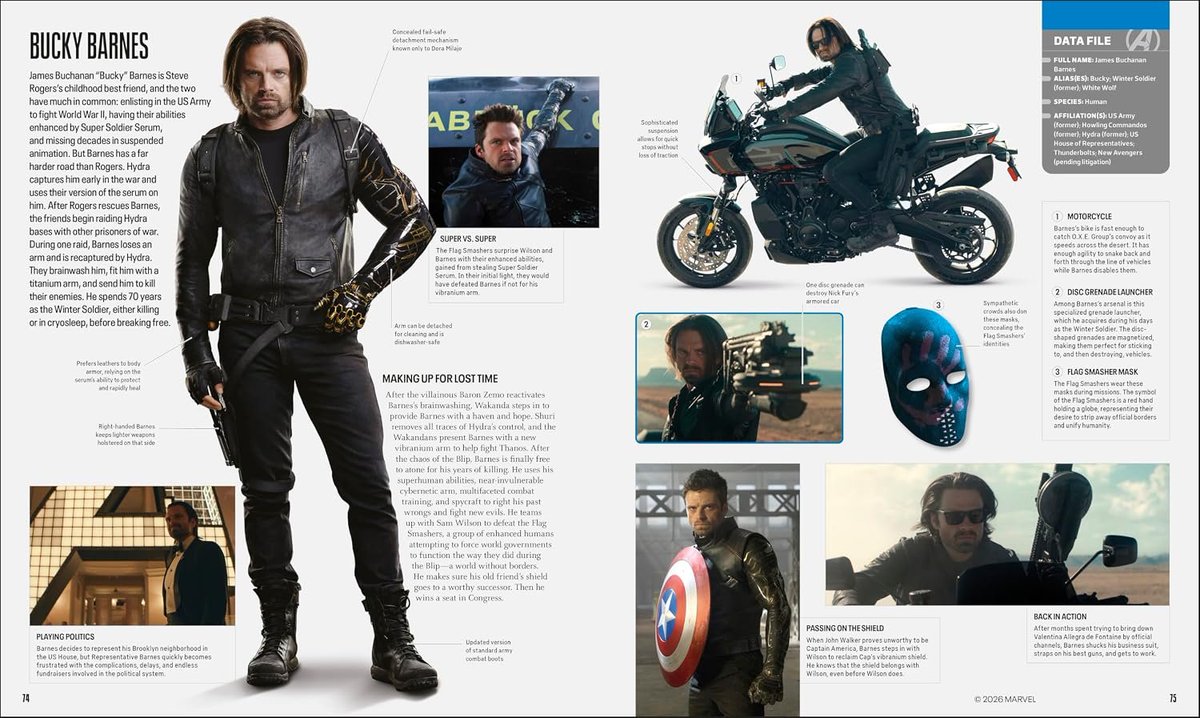 Nomoremutants22's tweet photo. From Endgame to Doomsday: A Marvel Studios Visual Dictionary: Avengers, Allies, and Foes - A new visual encyclopedia has been announced!

#avengersdoomsday https://t.co/yoFwk5k8X1