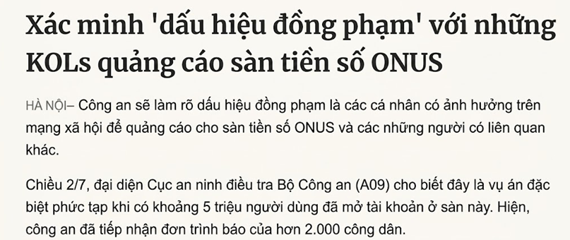 MartinHo99999's tweet photo. Xác minh dấu hiệu đồng phạm với những KOL quảng cáo sàn tiền số ONUS

AE được booking quảng cáo trên X bây giờ cần phải xem xét dự án thật cẩn thận trước khi nhận, để tránh sự cố đáng tiếc về sau. https://t.co/RGRUWDrJac