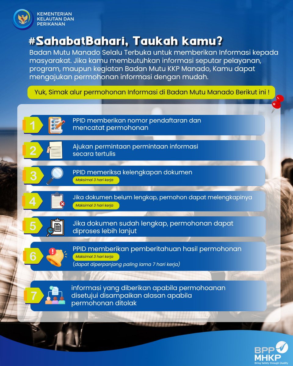 BPPMHKP_Manado's tweet photo. #SahabatBahari Permintaan Informasi publik ditolak? jangan khawatir, Kamu bisa ajukan keberatan lho!

Tinggal ikutin alurnya, Geser tiap slide buat lihat langkah-langkahnya! https://t.co/yy3GgwoWnN