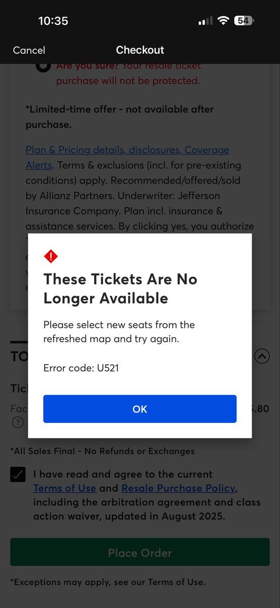 HollaEm_'s tweet photo. @Ticketmaster @TicketmasterCS @TMFanSupport count your days. I had multiple Noah Kahan tickets IN MY CART and checked out in less than 3 minutes only for you to tell me they weren’t available. How. https://t.co/0KbZS748t3