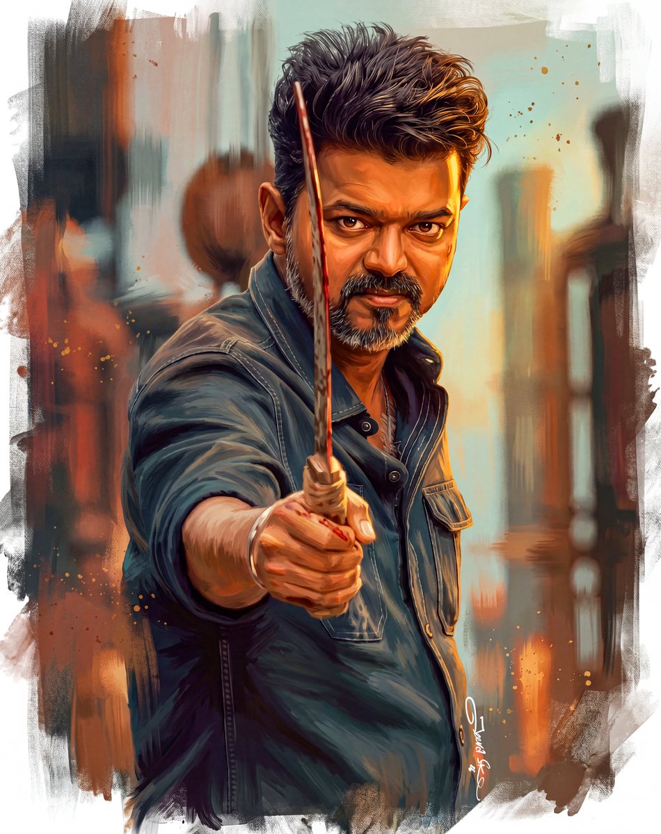 jeevaskj's tweet photo. 🔥 One Last Time Jana Nayagan Chief Minister Thalapathy Vijay Digital Painting 2026 🔥 
#JanaNayagan #ThalapathyVijay #JanaNayagan #KVNProductions #anirudhravichander #HVinoth #ChiefMinisterVijay #TVK #VijayAnna #DigitalPainting #Vijay2026 #CMVijay 
@actorvijay @KvnProductions https://t.co/GEHEBLwWxF