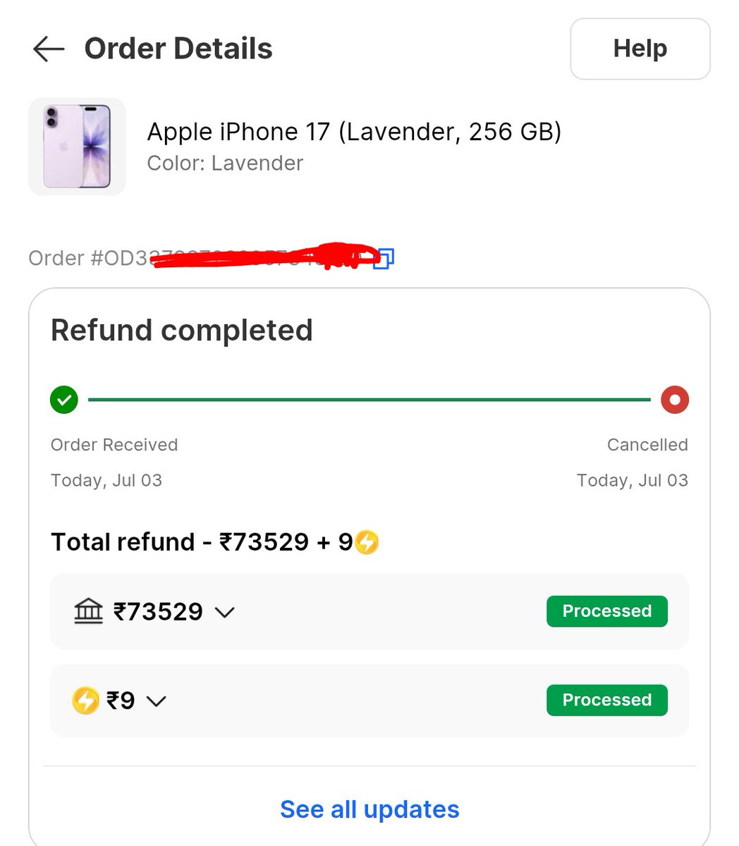 i_theaman's tweet photo. Imagine waking up like this
@Flipkart cancelled my prepaid iPhone order after taking full payment. While you refunded the amount, you ignored the extra cost I now have to pay because the deal is gone.
I think GOAT is scam
Please resolve this promptly.

#Flipkart #ConsumerRights https://t.co/6Ay0Is4N57