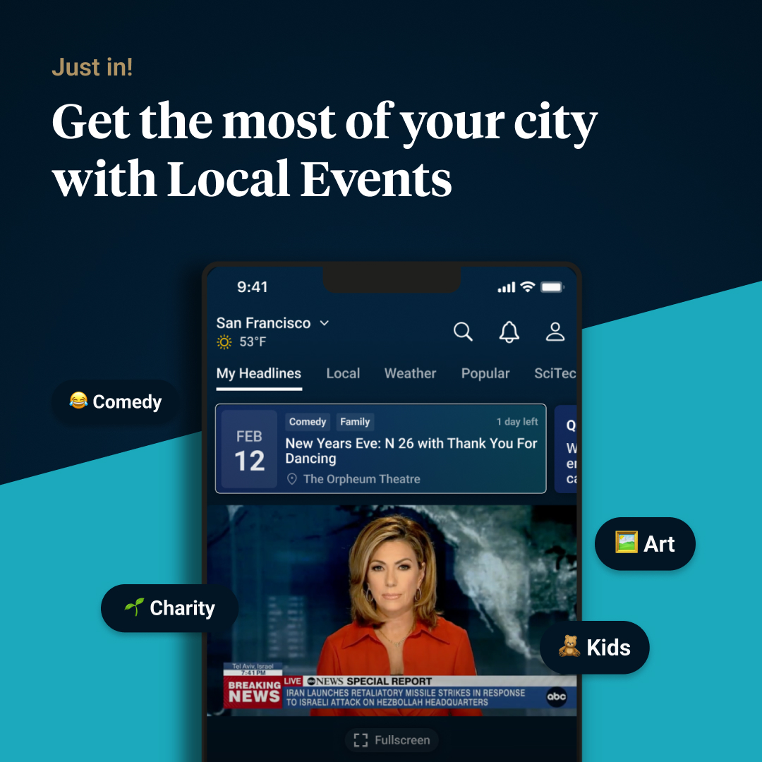 haystacktv's tweet photo. There's always something happening in your city — now it's on Haystack News. Local Events brings thousands of concerts, games, festivals and more from your area into your newsfeed, on TV and your phone. See what's on tonight: https://t.co/MxGeezyp3l https://t.co/52iZrhgrum