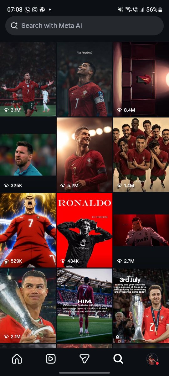 Sharath3214's tweet photo. "How do you know it's a portugal match day"

My explore page on a portugal matchday: https://t.co/CbXUPAAuXr