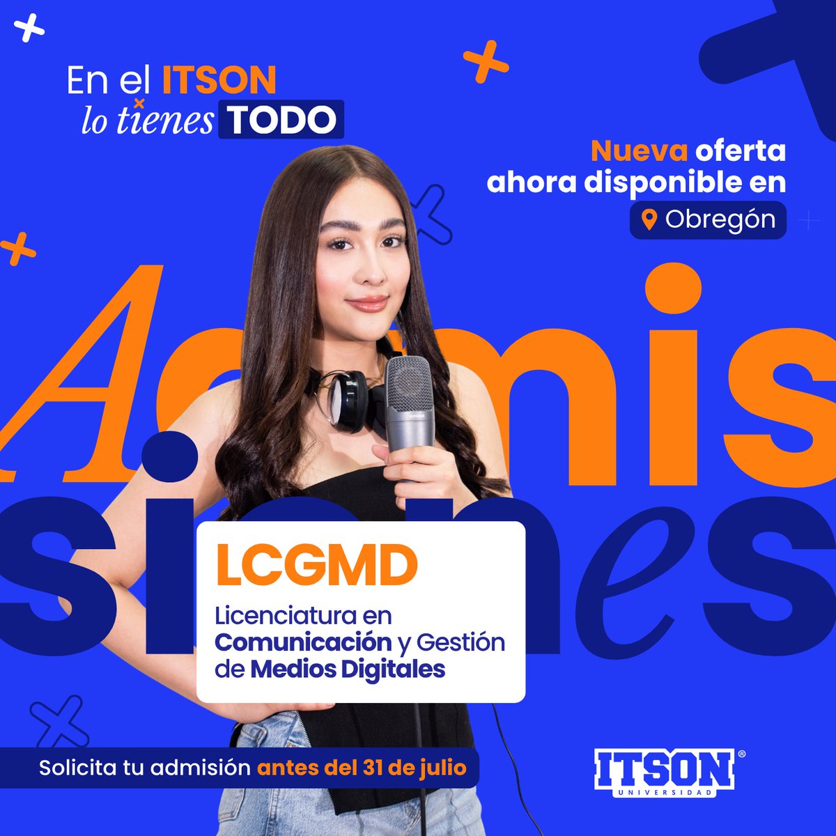 r_noticias1's tweet photo. ITSON abre Licenciatura en Comunicación y Gestión de Medios Digitales en Obregón.

https://t.co/V0TcvOZAc4

@itson @dulceesquerv @rafahinfo @carlosLegonzale @SAGYREYES https://t.co/GugNTtCs9R