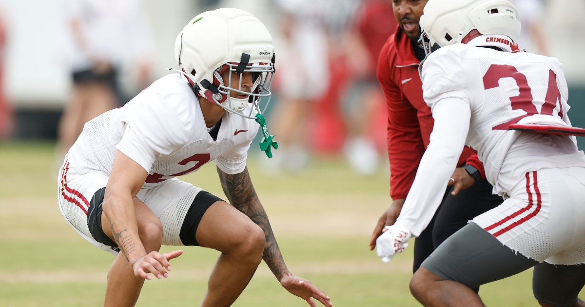 Charlie_Potter's tweet photo. Rounding out Position Week No.

The BamaOnLine staff shares its bold predictions for the Alabama cornerback room for this season.

🔗 https://t.co/NUwePuMxvL (On3+) https://t.co/qpTZy2GpXR