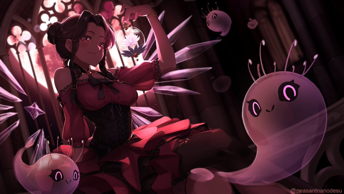 Peesh_san's tweet photo. Day7: reposting my art while in NDA jail 
🟥R E D🟥 https://t.co/oNso9b1KZB