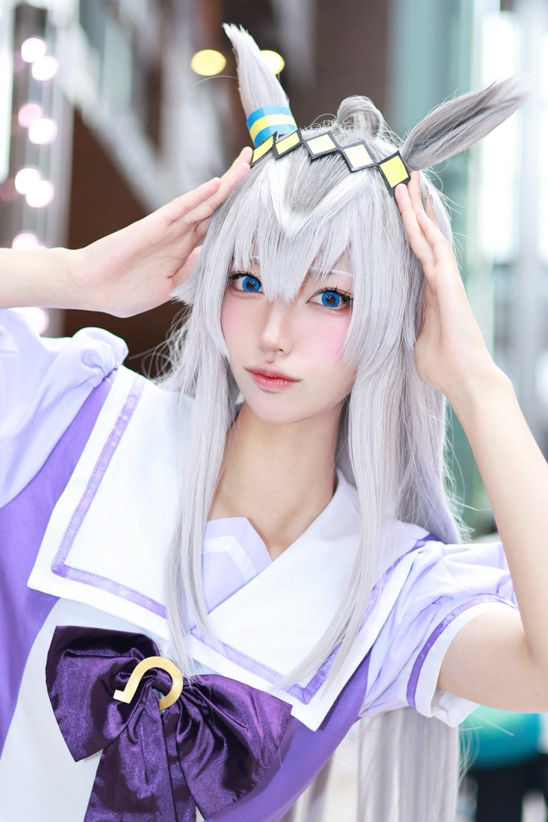 h_voxov_xx's tweet photo. cosplay / umamusume
オグリキャップ Oguri Cap

　 ︎︎ ︎︎似合っているだろうか…？

 #umamusumeCosplay https://t.co/eKc8tjiAtj