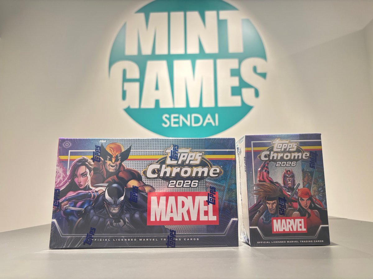 新商品入荷 】 MARVEL📽️ ・2026 TOPPS CHROME MARVEL COMICS HOBBY