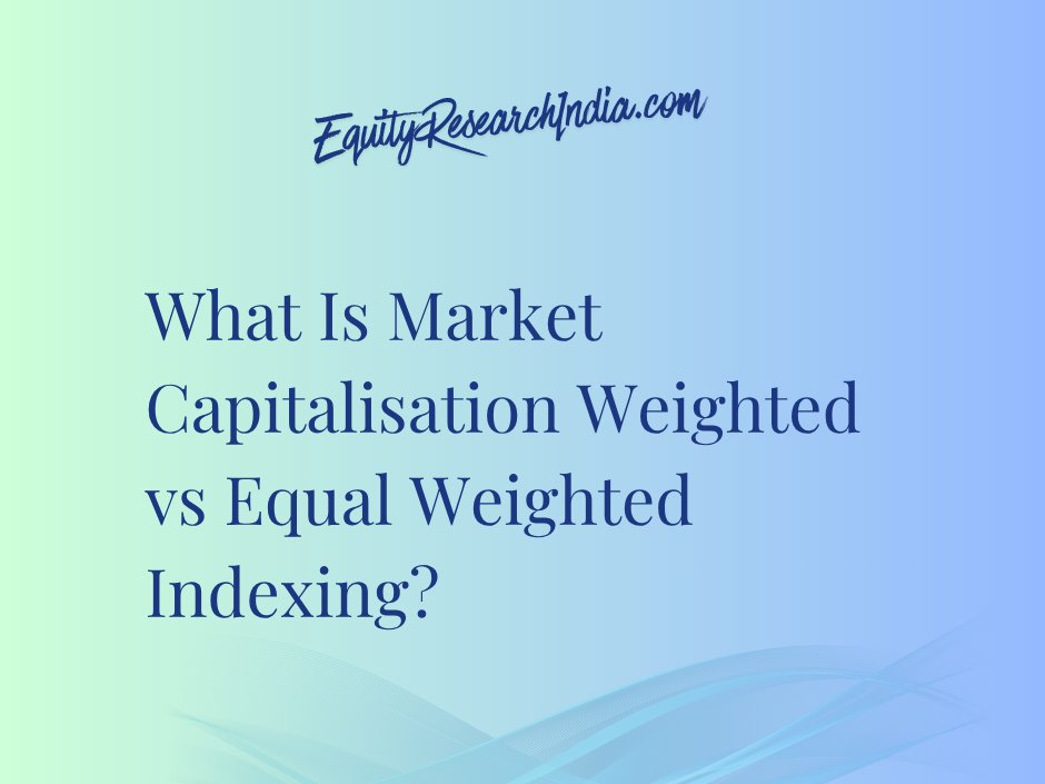 Equity_R_In's tweet photo. Market-cap weighted vs equal-weighted indexing; why it matters for your portfolio. Learn how heavyweights like Reliance or HDFC Bank can move a market-cap index more than smaller constituents, and what that means for risk and returns. 

Read the full explainer by Nitya Vasudev. https://t.co/MQMoi4rMH1 

#Investing #IndexFunds #MarketCap #EqualWeight #PersonalFinance #Nifty50
