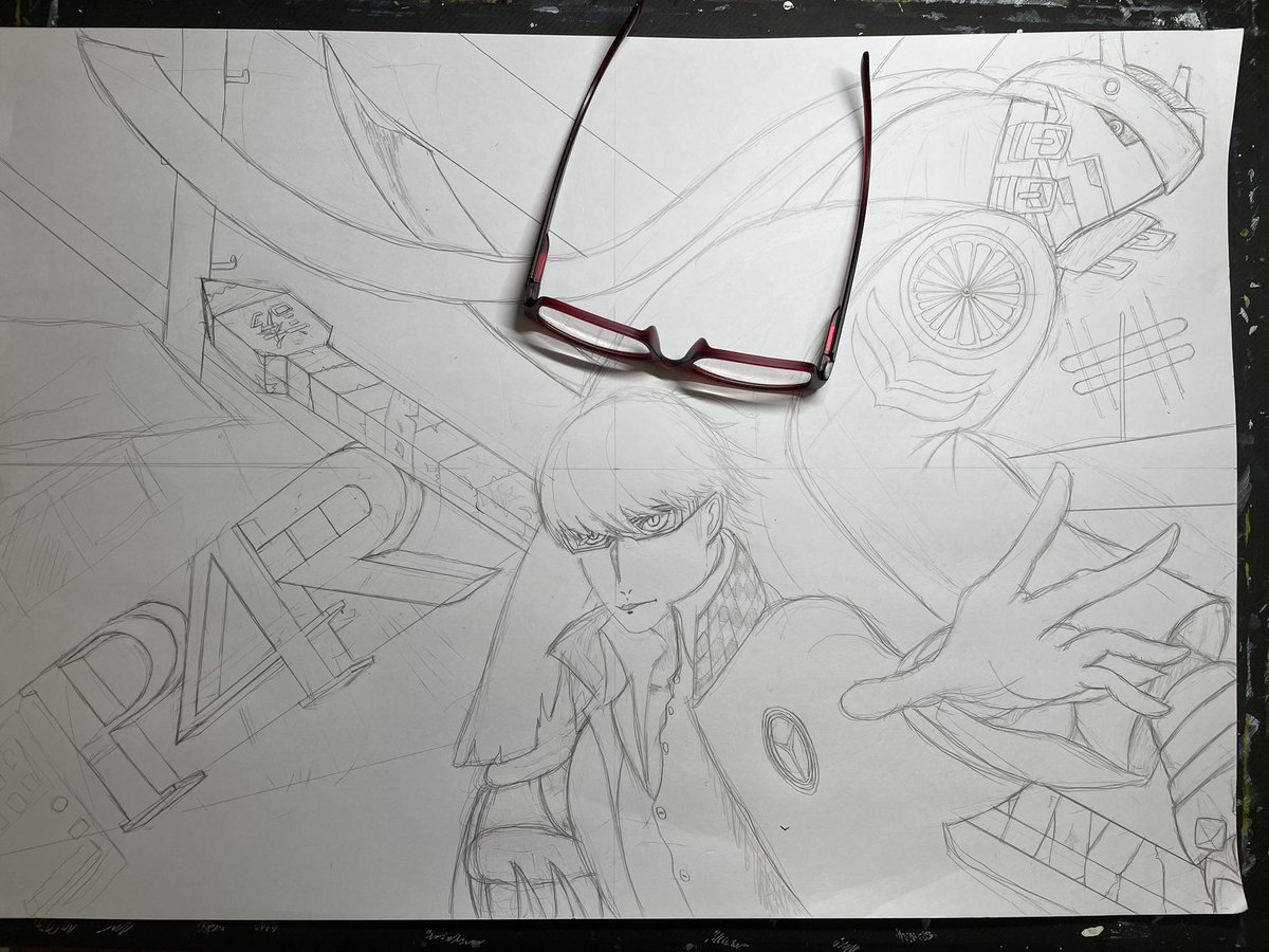kiriko9958's tweet photo. 描きかけ
#ペルソナ4
そろそろペン入れですかね https://t.co/GJjWjOlYks