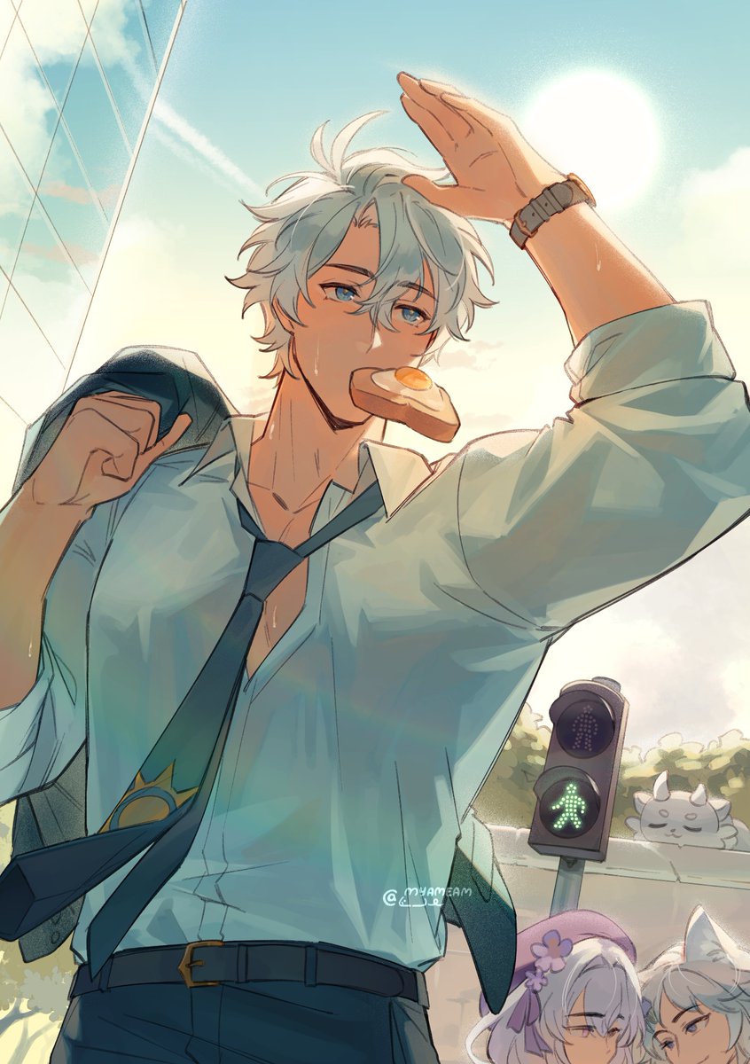 myameam_'s tweet photo. ☀️ modern salaryman phainon awoo awoo #honkaistarrail https://t.co/Ai8UO9CsXX