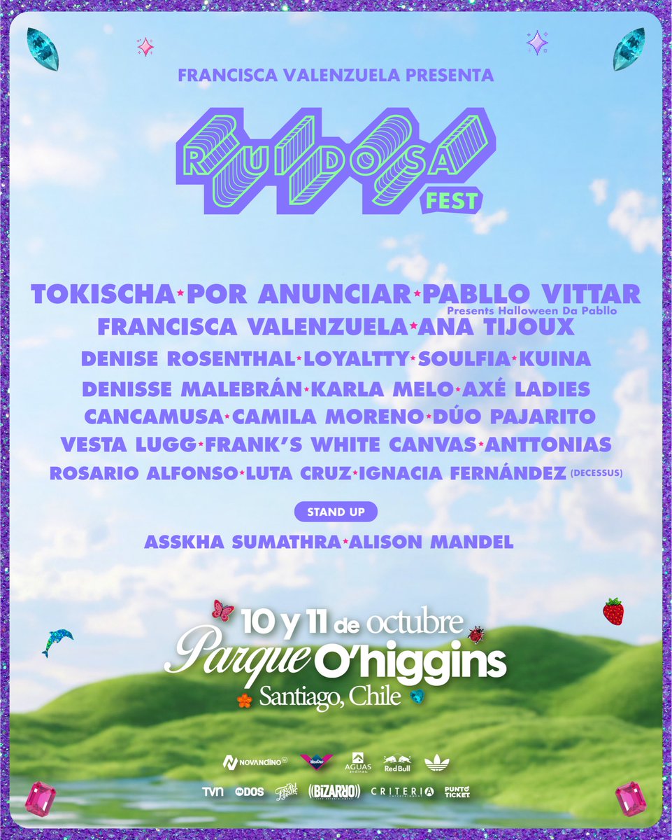 ruidosafest's tweet photo. 💥 Celebremos 10 años de historia 💥 NOS VEMOS EN Ruidosa Fest Santiago 2026 🩵 https://t.co/TNc4WmM8n0