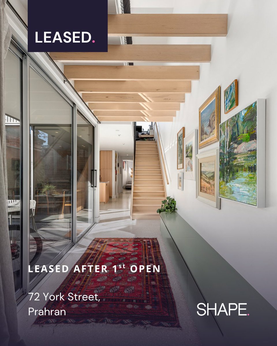 shape_group's tweet photo. LEASED | 📍 72 York Street, Prahran
🛏️ 4 | 🛁3 | 🚘 1

$1,850 per week

For more info, tap the link below.
https://t.co/I9qLuz6Uyw

If you're looking for property management services that exceed expectations, contact us today.
(0431 400 808) https://t.co/mohbEI4HL6