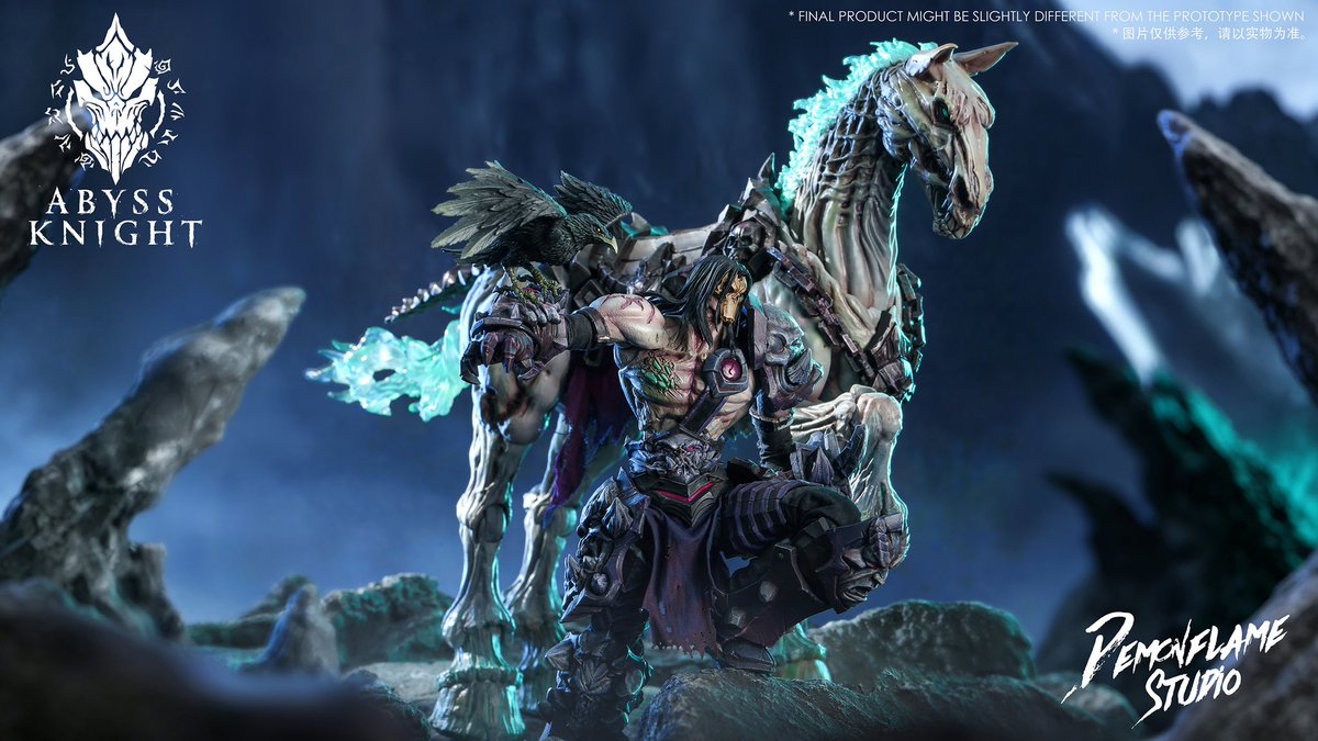 UniverseChew's tweet photo. Devil Fire Studio Cosertoys AD-007 1/12 Darksiders Abyssal Knight (Apocalypse Ver.)

DESPAIR CYAN STEED（Horse）：
https://t.co/aXARROQ8rO

ABYSS KNIGHT ：
https://t.co/BjJoGmQIY7

ABYSS KNIGHT APOCALYPSE &amp; DESPAIR CYAN STEED SET OF 2：
https://t.co/X9WRWaRGEQ https://t.co/BvR9T1zF1Y