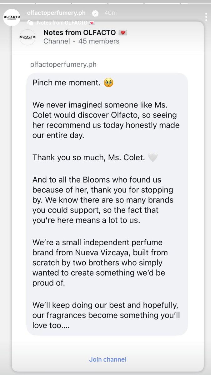 roblesdreamer's tweet photo. BINI EFFECT right there. 🌸

After ireco ni Colet yung shop, ang dami biglang nagfollow at nagmessage sa IG shop ng Olfacto. They immediately expressed their gratitude. Yes! Support local! 🙌 🇵🇭 https://t.co/Tp9MBVeNcA