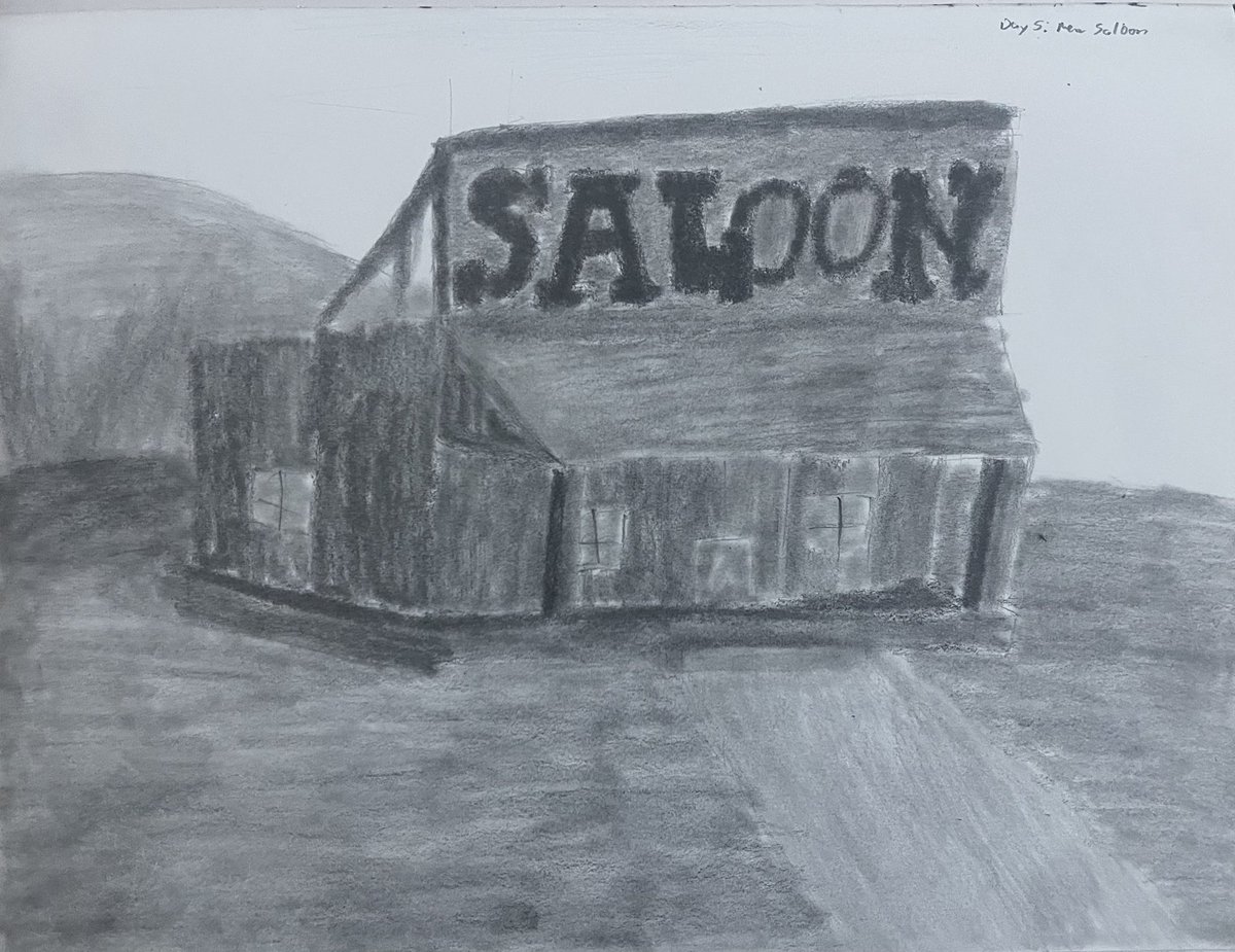 bottomgear09's tweet photo. Day 5: New Saloon
#saloon #apdrawing https://t.co/BKyoOTJbCU