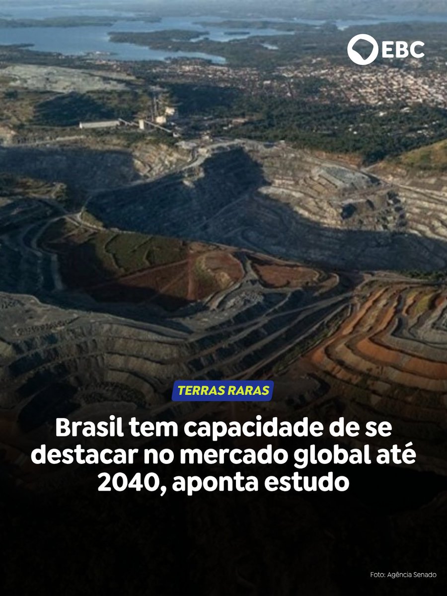 ebcnarede's tweet photo. TERRAS RARAS | O Brasil tem recursos suficientes para participar de maneira relevante do mercado global de terras raras. É o que aponta um novo estudo elaborado pelo Centro de Gestão e Estudos Estratégicos (CGEE). https://t.co/oKFcV35HfF