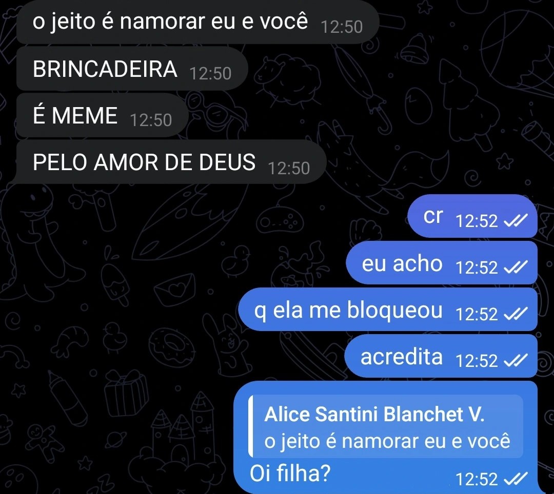illust1on's tweet photo. é normal isso vindo de uma filha tropa? explanando p pegar fama de incestuosa 🤣🤣 https://t.co/pEjyeLHvvu